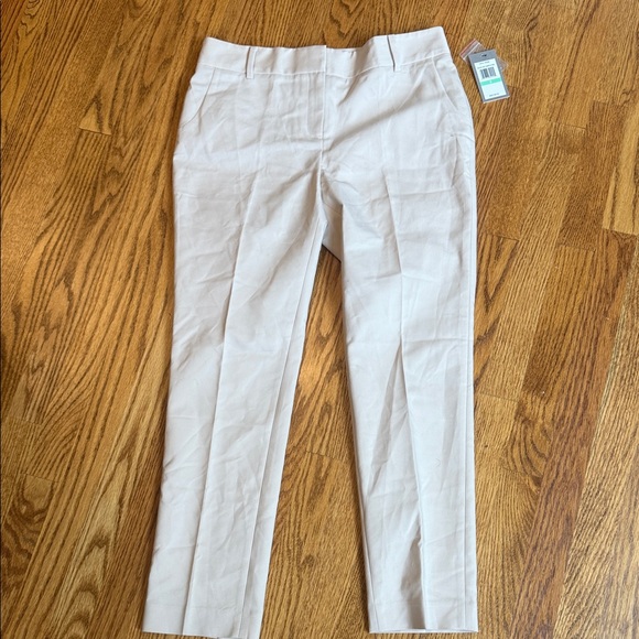 Chaus Pants - CHAUS New York ivory DENA flat front dress pants